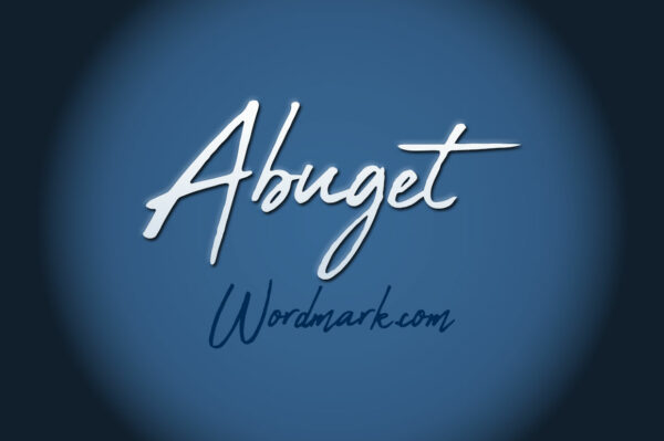 Logo of the Abuget font