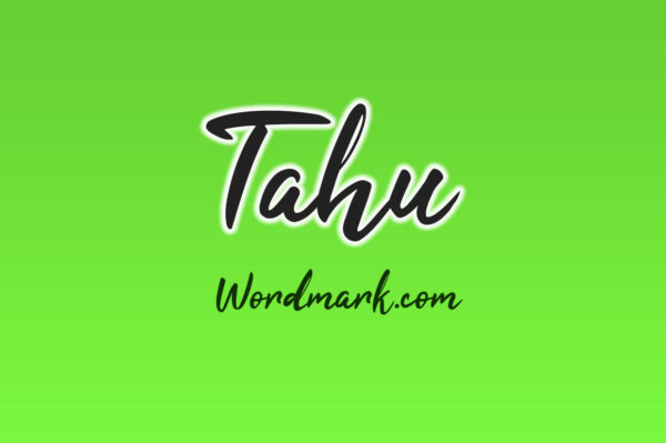 Logo of the Tahu font