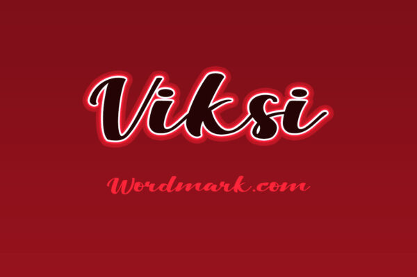 Logo of the Viksi Script font