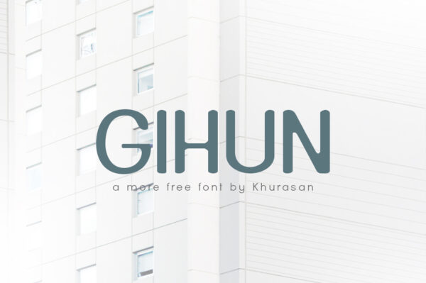 Logo of the Gihun font
