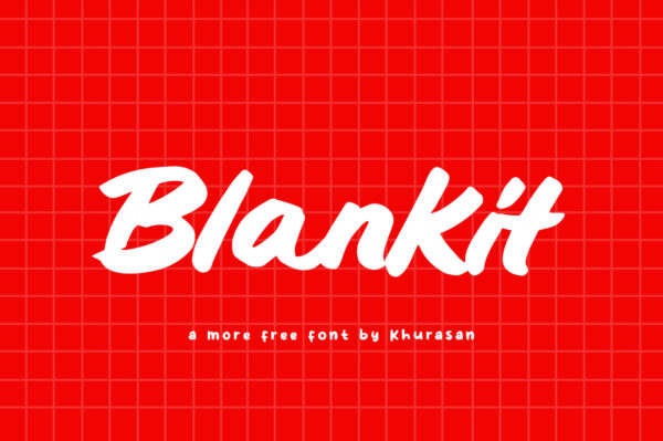 Logo of the Blankit font