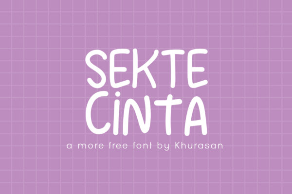 Logo of the Sekte Cinta font