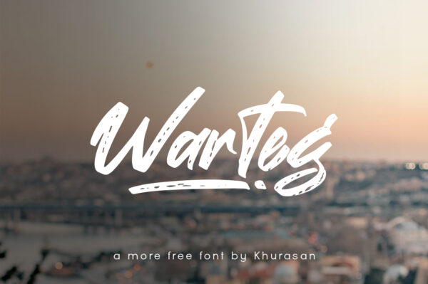 Logo of the Warteg font