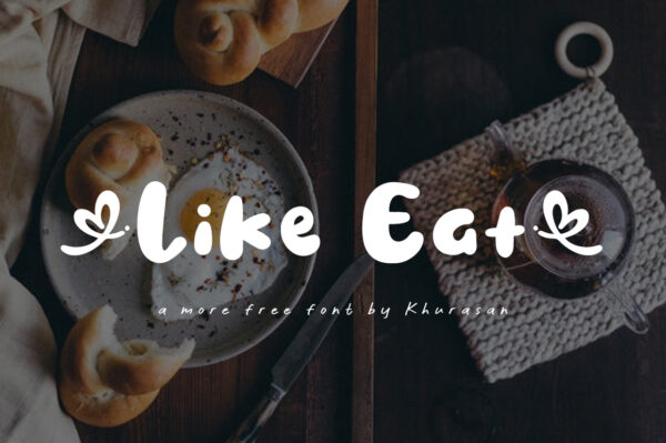 Logo of the Like Eat font