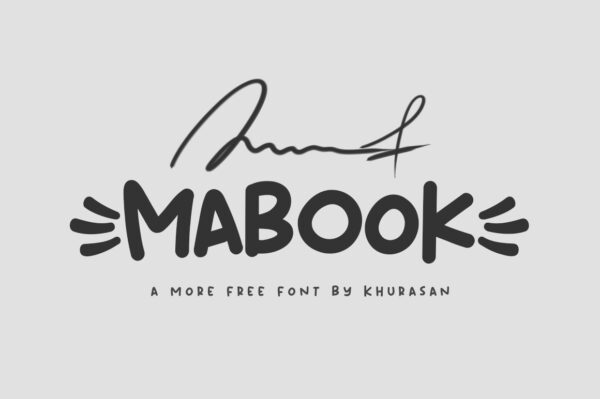 Logo of the Mabook font