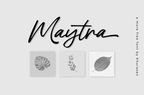 Logo of the Maytra font
