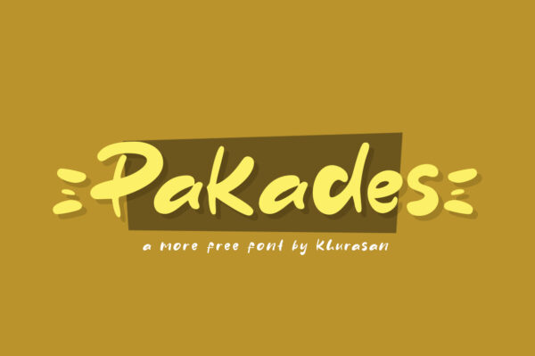 Logo of the Pakades font