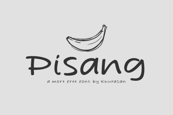 Logo of the Pisang font